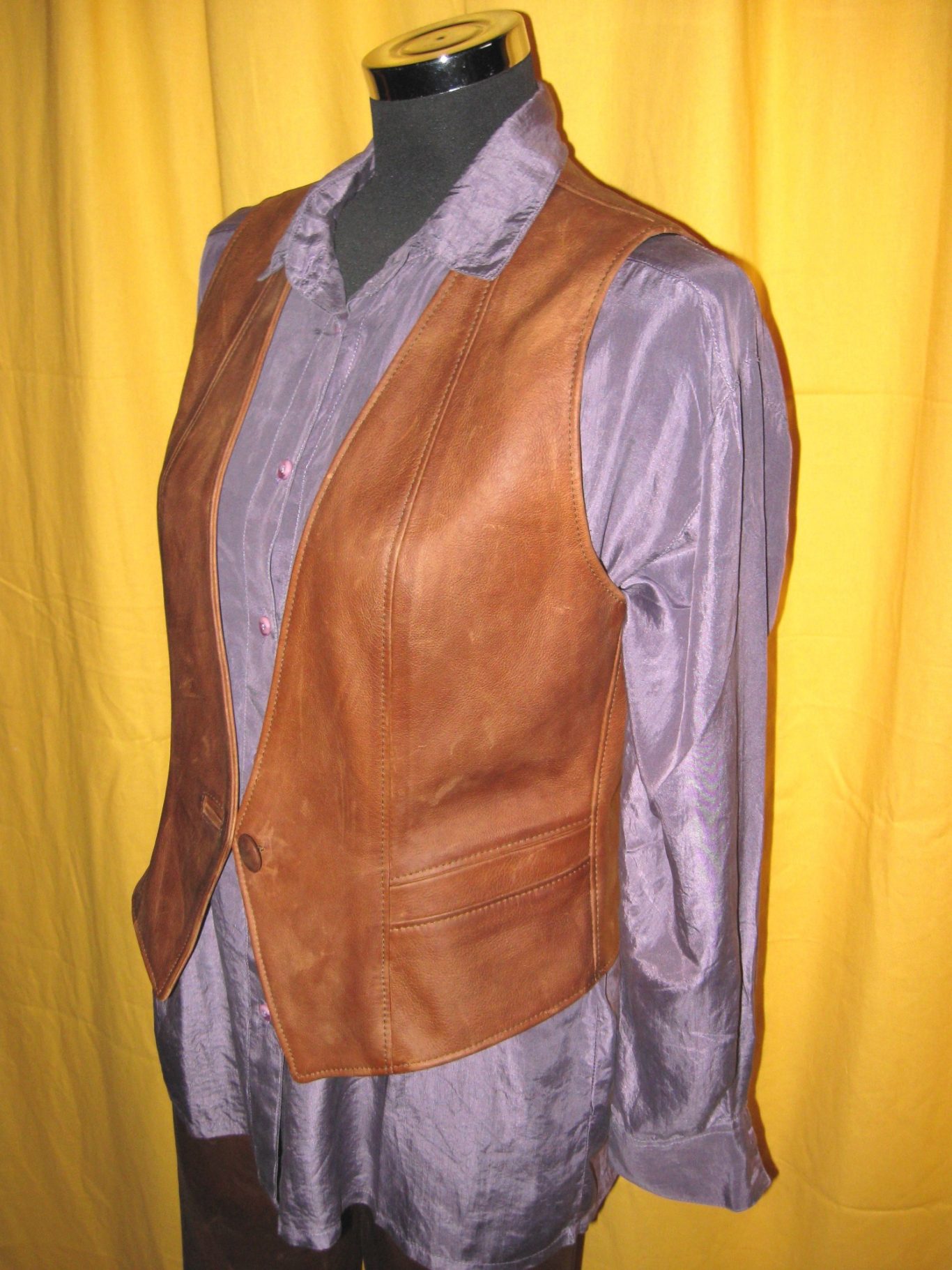 Lederweste Damen Modell "Locarno"